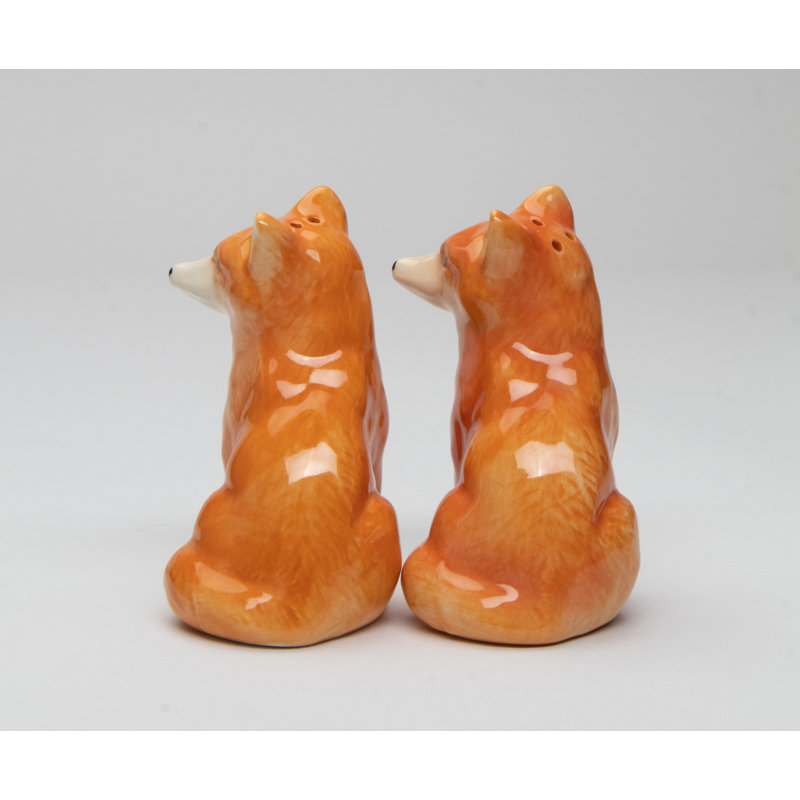 Fox Salt And Pepper Shaker Set