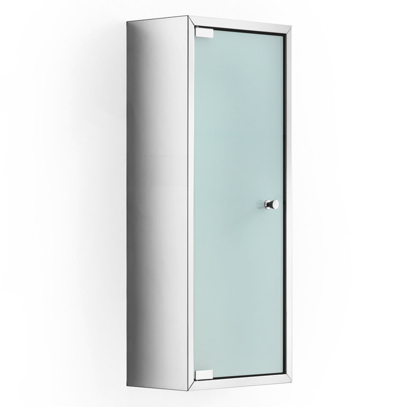 Armoire murale l 9,8" x h 23,6" Linea, Givré