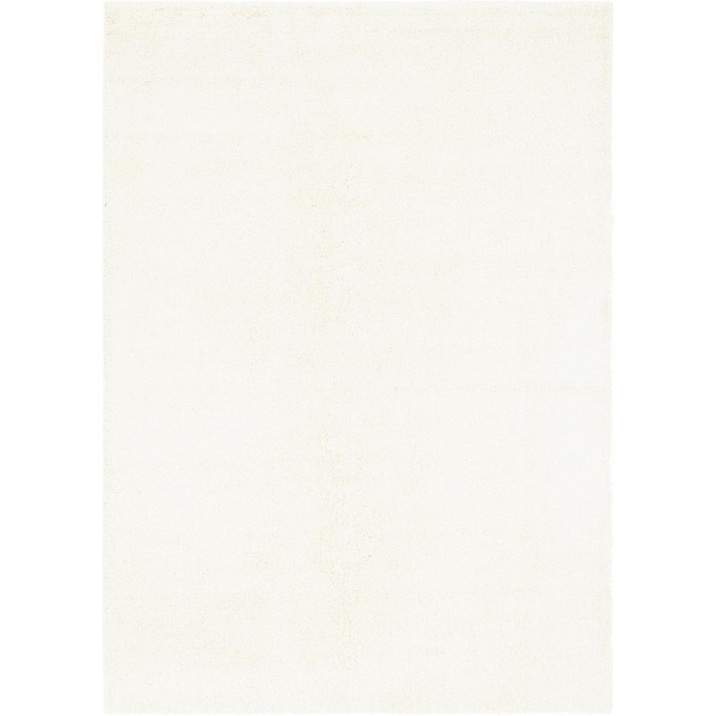 Tapis décoratif, Rectangulaire 8 pi x 10 pi, Ivoire ivoire