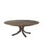 NoDa Round Mahogany Wood Dining Table