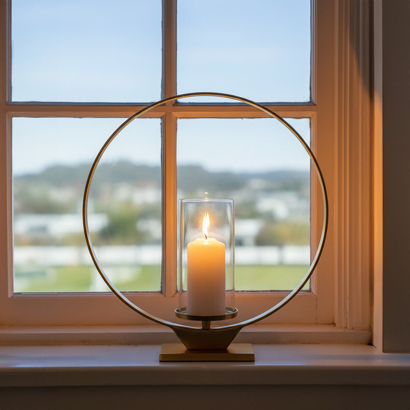 Cirqua Glass Tabletop / Centrepiece Lantern