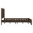 Echo Farmhouse Solid Wood Platform Bed, Distressed Panel Bed Frame, Rustic Country Cottage Style-908802491-908802488