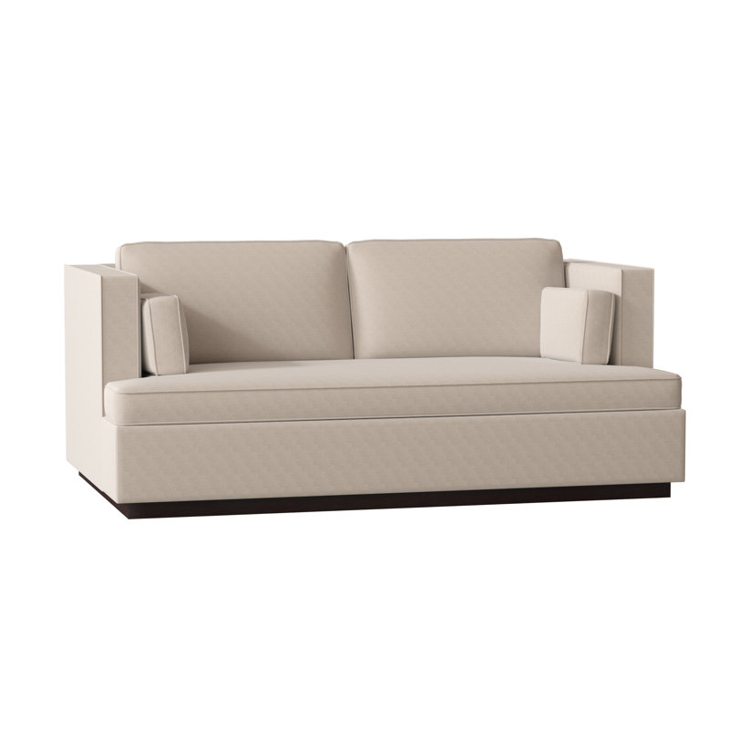 Central Park Sofa, 71" W, Black Walnut, Gray