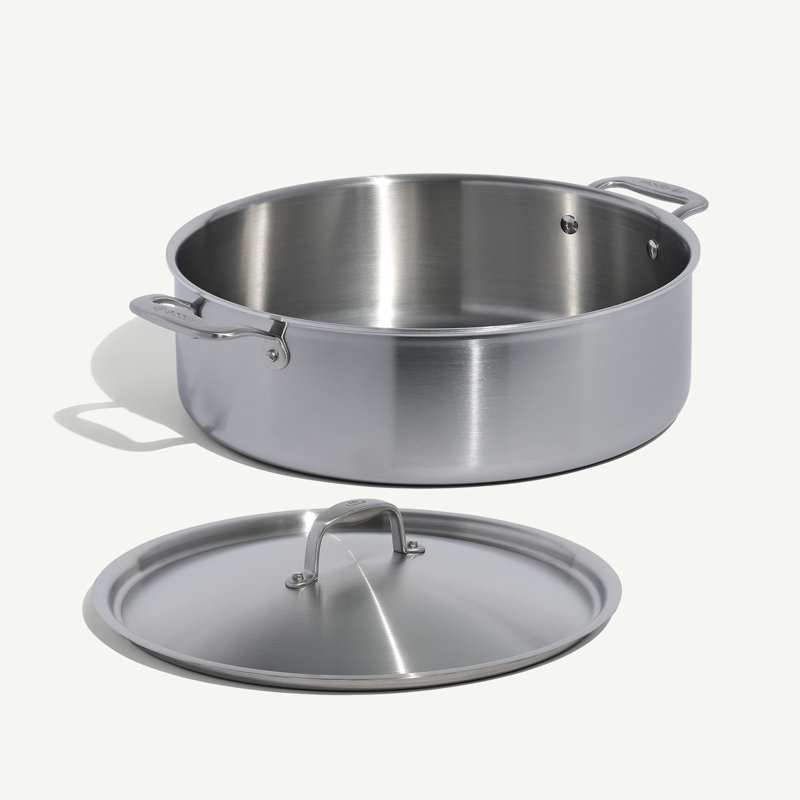 Stainless Clad 10 qt. Rondeau with Lid, 10 Qt.
