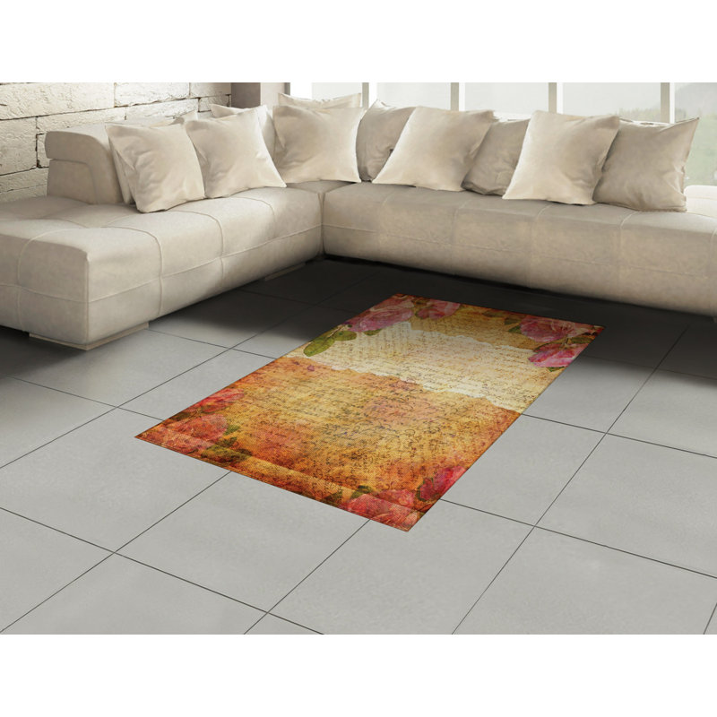 Funes Floral Hand Woven Area Rug, Rectangle 120 x 180cm