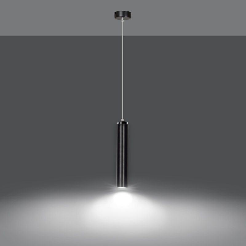 Eberle 1 - Light Single Pendant, Black