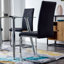 Chaise d'appoint en similicuir