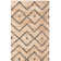 Tapis géométrique en jute tissé à la main Hawes