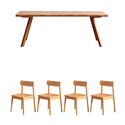 Ensemble de salle à manger rectangulaire