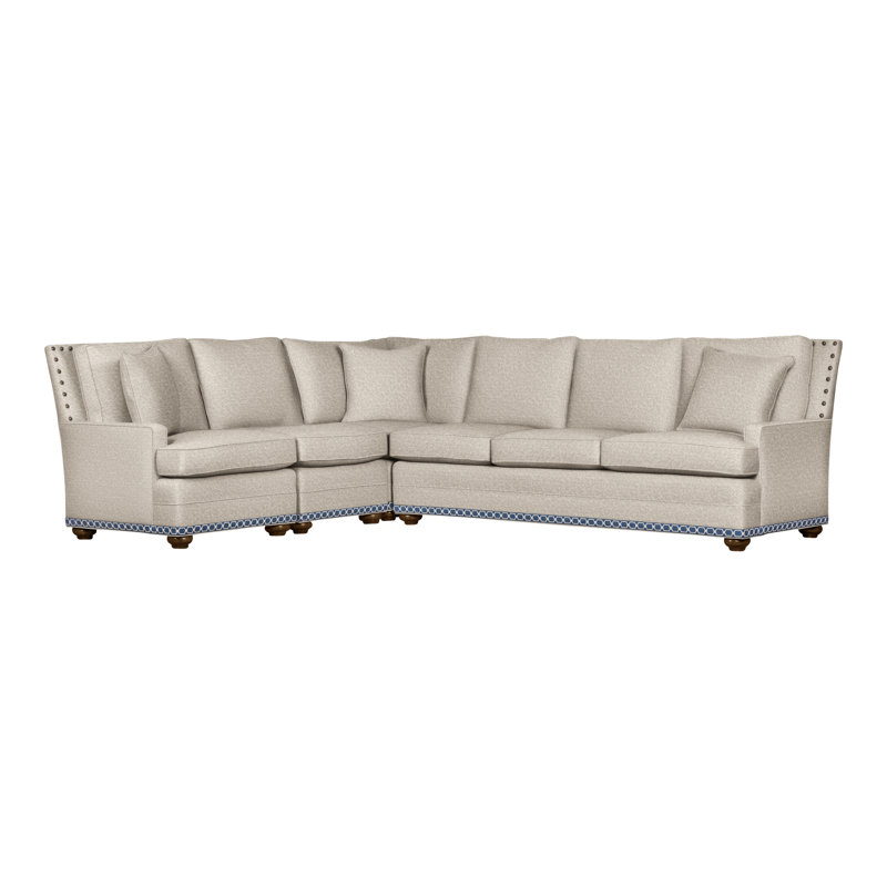American Bungalow 4-Piece Riverside L-Sectional, Yes, Havana, Nadia Steam