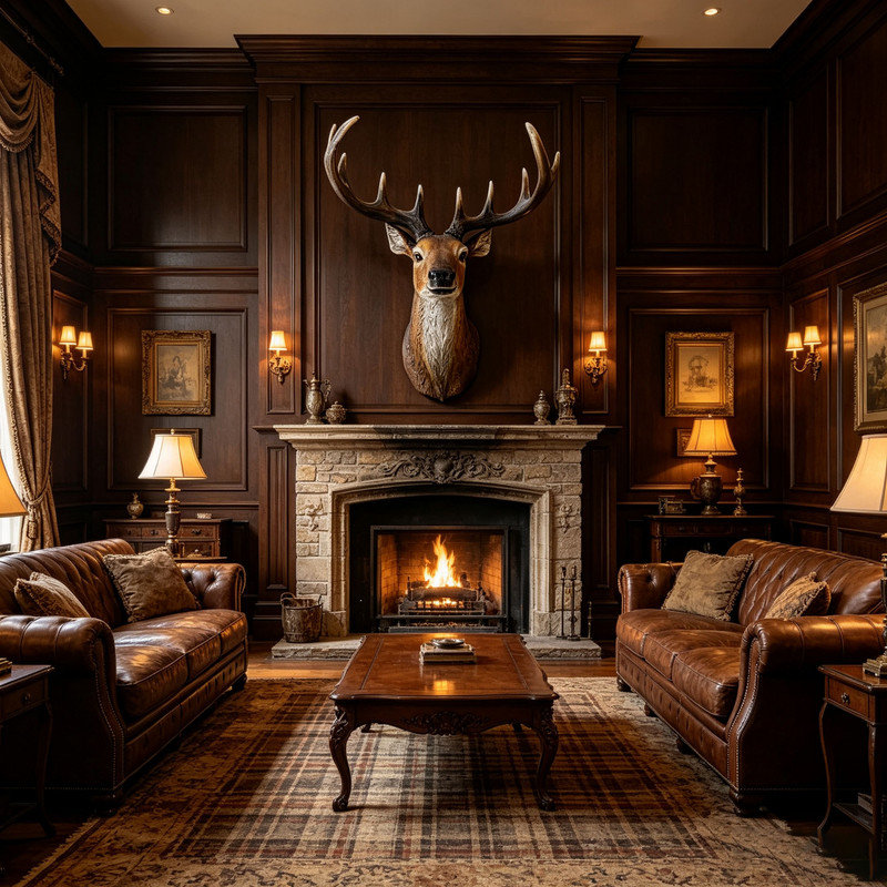 Buste de cerf en résine de 14,57 po de large avec têtes de cerf pour décor de chalet, de chalet et de ferme