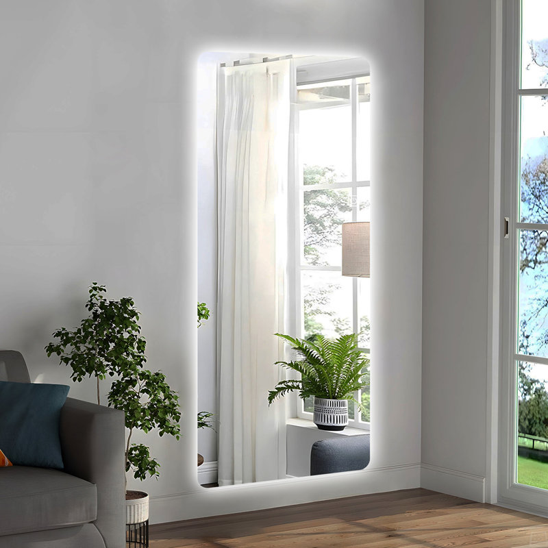 Miroir pleine grandeur avec lumières