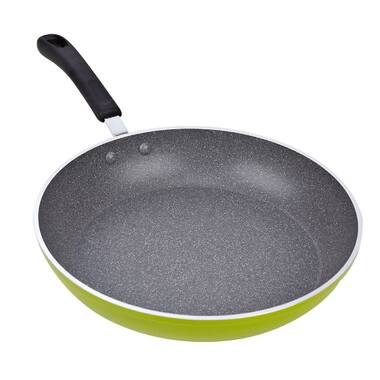 Oster Hawke 12 inch Ceramic Nonstick Aluminum Frying Pan in Dark Blue Size: 8 W 950121080M