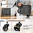 Rolling Laundry Hamper with Handles-472003968