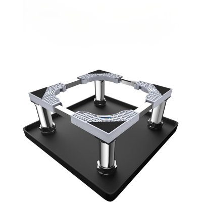 Mini Fridge Stand With Silicone Mat, Adjustable Refrigerator Stand With 4 Stainless Steel Feet,7.3"-8.5" High