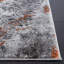 Tapis abstrait gris / orange Leonidha-1843149111