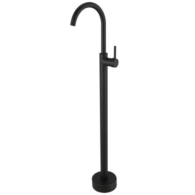 Robinet de baignoire autoportant à poignée simple - Robinet de baignoire autoportant à fixation au sol