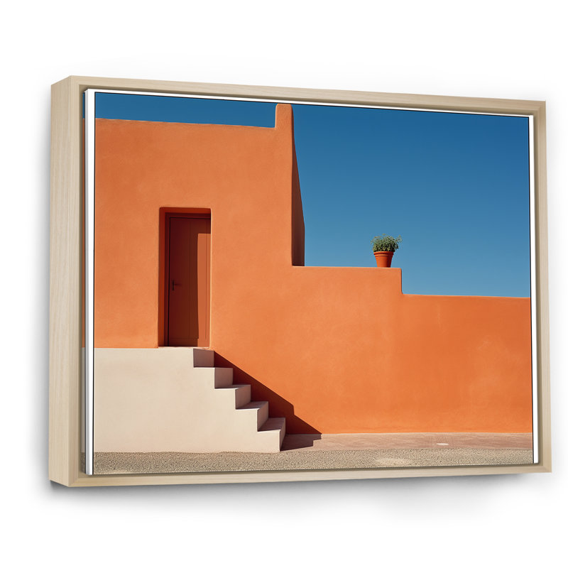 Afrique, paysage, minimalisme, photo I sur toile, Cadre naturel flottant, H 30 po x l 40 po