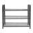 3-Tier Metal Shoe Rack Organizer With Handrails,  Carbon Steel Storage Shelf-796815679