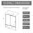 60 In W Single Sliding Shower Door For Bathroom, Black Aluminum Frame, Silent And Safe Movement, Reversible Layout Options , Alloy, Build, Waterproof, Setup