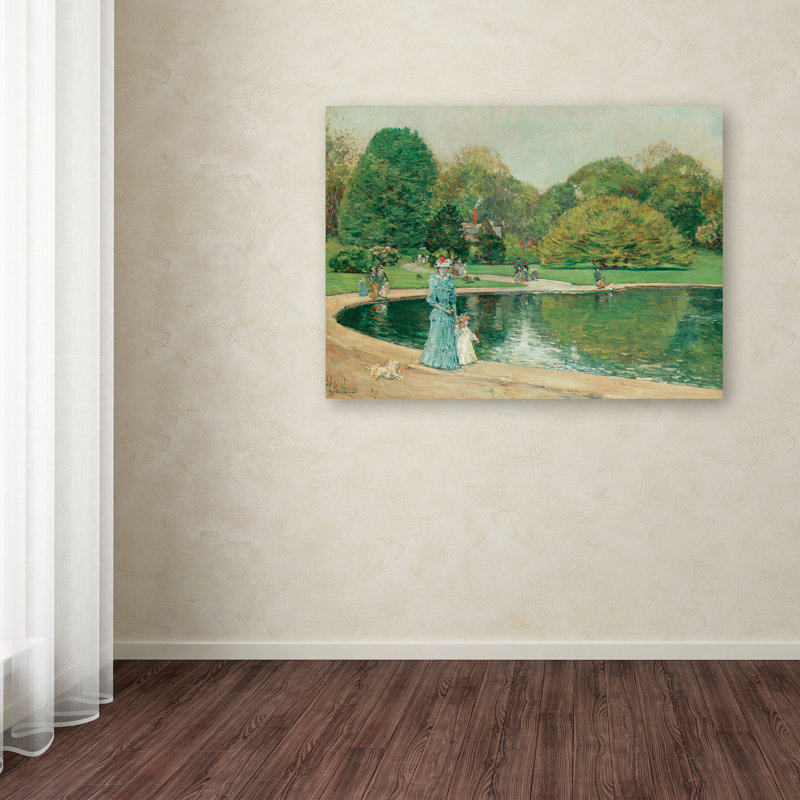 «Central Park» par Kint, reproduction d'art sur toile tendue, H 14 po x l 19 po x P 2 po