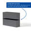 Galvanised Trough Planter - 90cm X 82cm-845005486