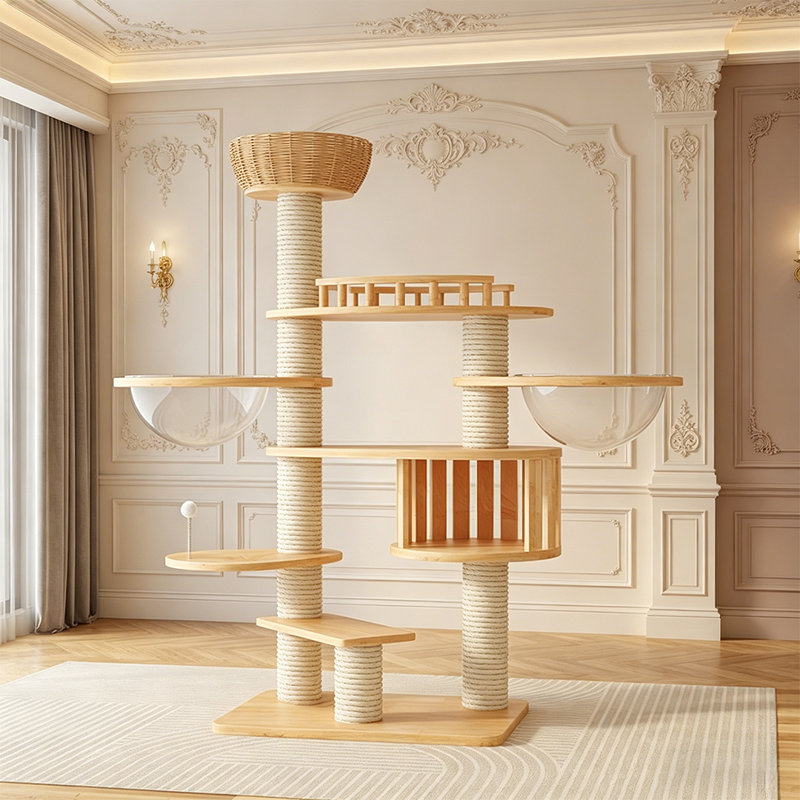 8 Tiers Cat Tree with Condons,Perch,Scratching Posts