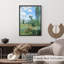 Paysage et nature Claude Monet - «View at Vetheuil», reproduction d'art classique sans cadre-652143306