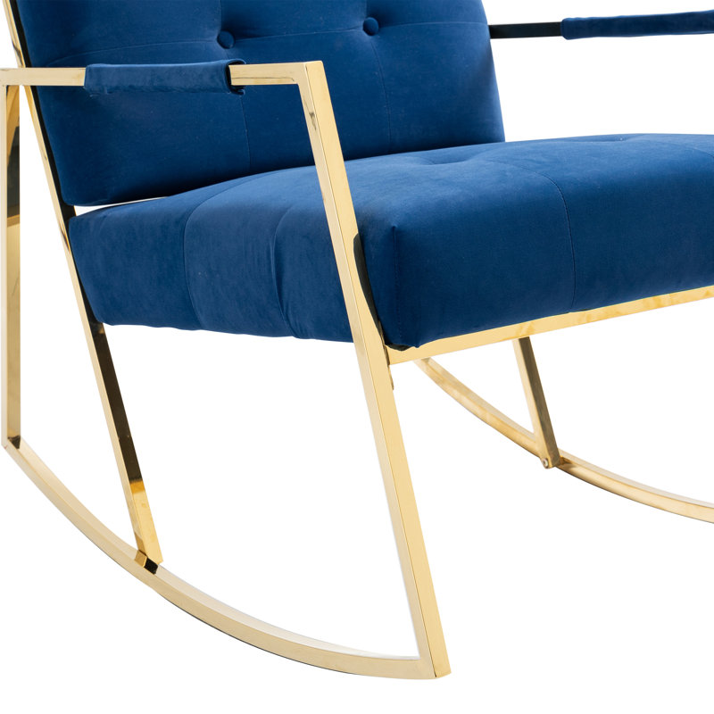 Chaises berçantes, Bleu marine