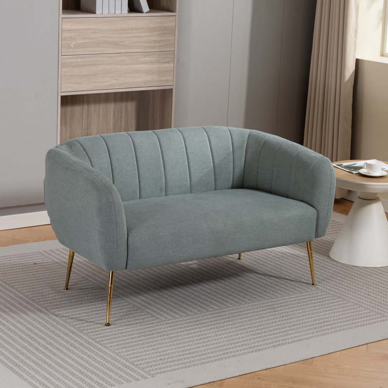 2 Seater Loveseat, Duck Egg