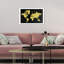 «World In Glitter», charte de globe internationale, impression or moderne pour le salon-71078900-71078907