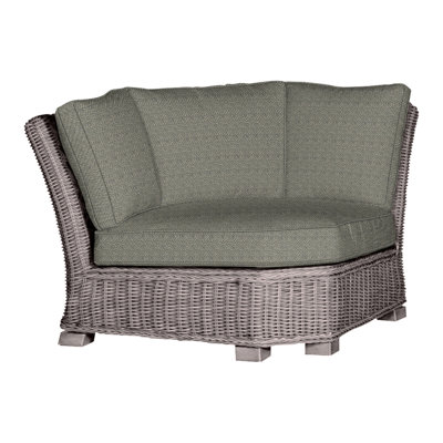 Rustic Woven Sectional Corner
