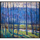 Blue River Print by Lawrence Behunek