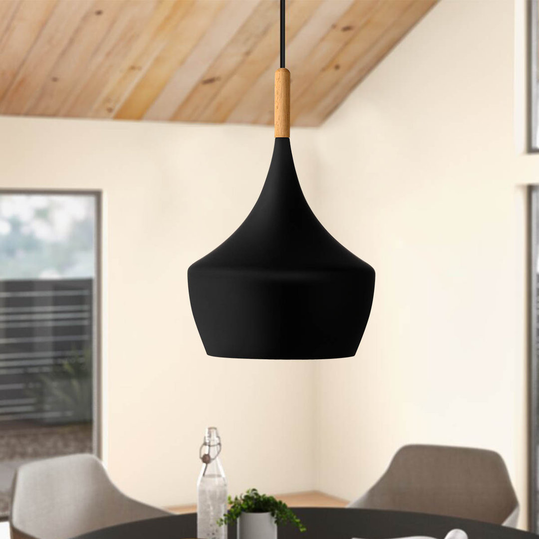 Alima 1 - Light Satin Black Single Pendant Breakwater Bay