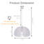 Luminaire suspendu moderne 1 lumière Pumpkin