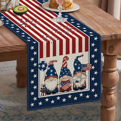 Chemin de table rectangulaire en polyester