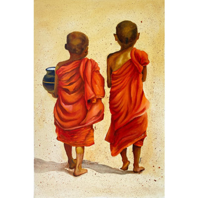Child Monk | Acrylic On Canvas | By Maliya Pandey