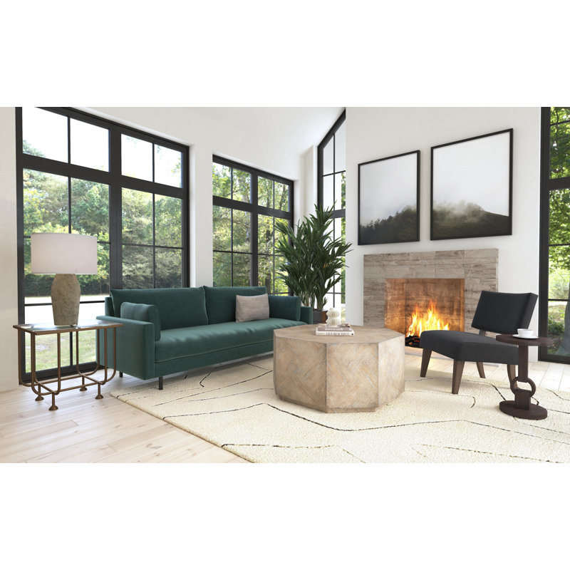 Chiseling Glass End Table
