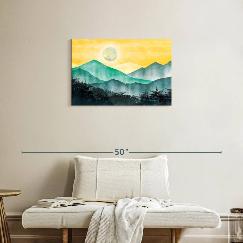 Alvord, lever de soleil, paysage abstrait, H 20 po x l 30 po