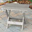 Chaise Adirondack en plastique avec table Anette-358445850