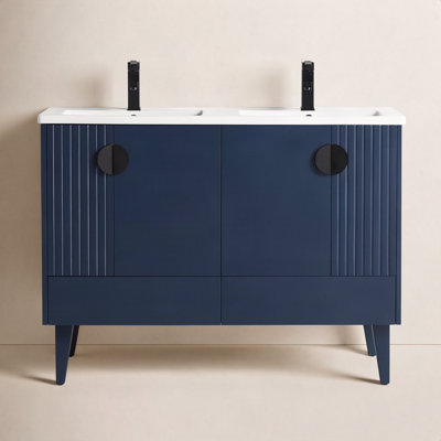 Saimah 47.25'' Double Bathroom Vanity