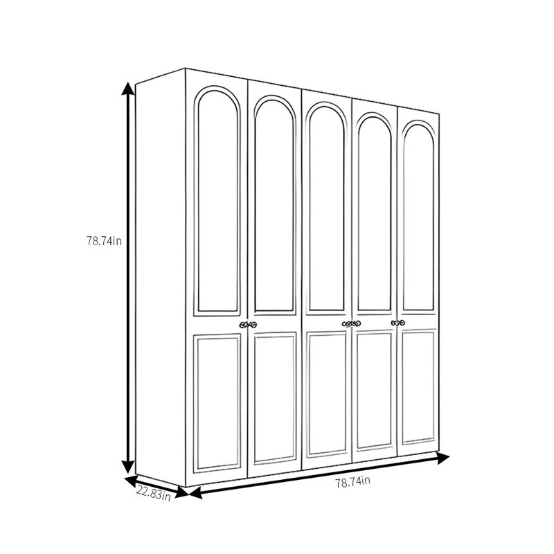 Kitterman, 78.74" H x 78.74" W x 22.83" D