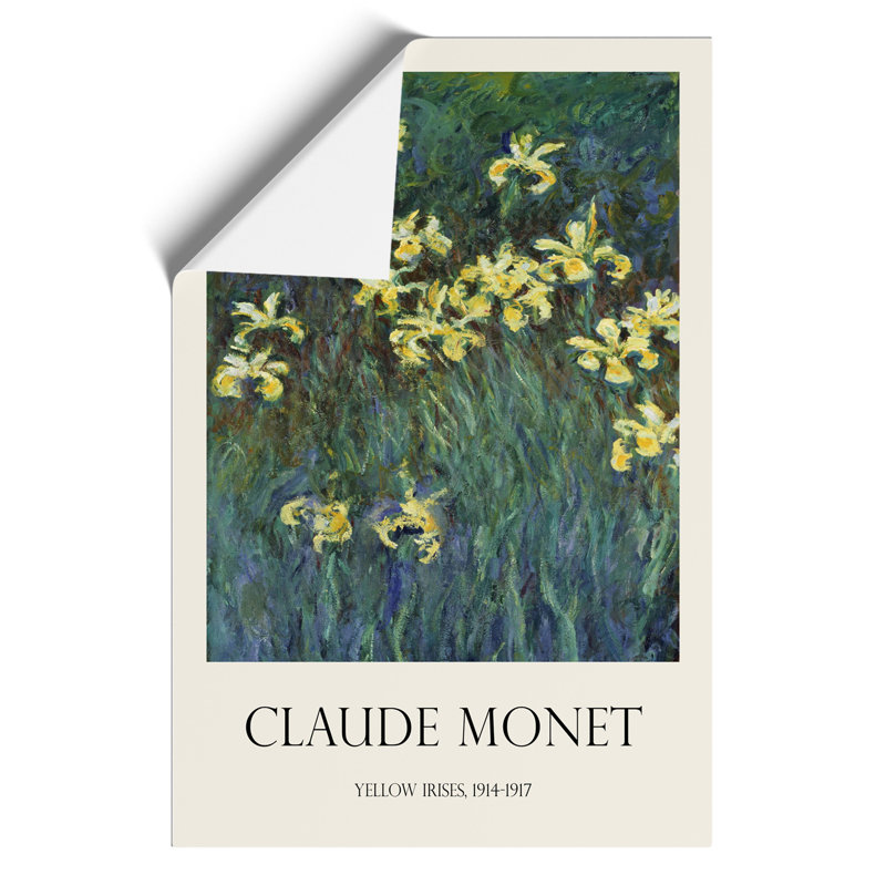 Yellow Irises 1 Piece Wall Art, 30cm H x 21cm W x 0.1cm D