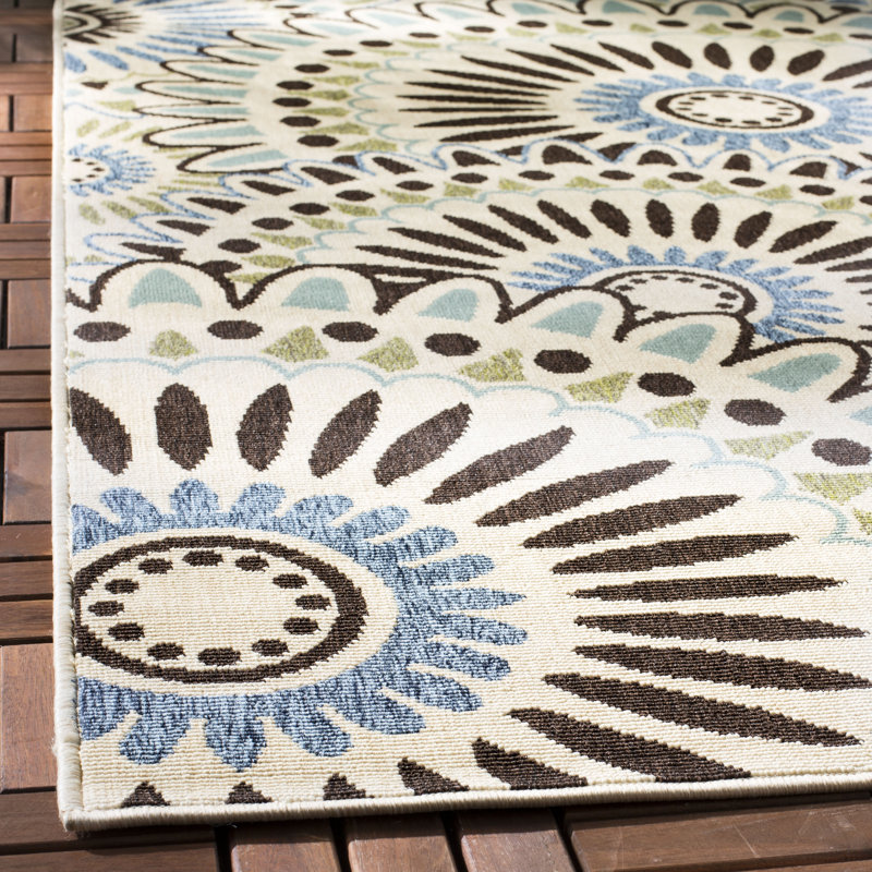 Tapis d'intérieur / extérieur à motif géométrique Centeno Performance, Tapis de couloir 2 pi 3 po x 14 pi