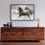 Troupeau de chevaux sauvages sur toile-592112683