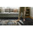 Soft Washable Vintage Floral Area Rug With Non-Slip Backing In Dark Green-1509547258-1509547256