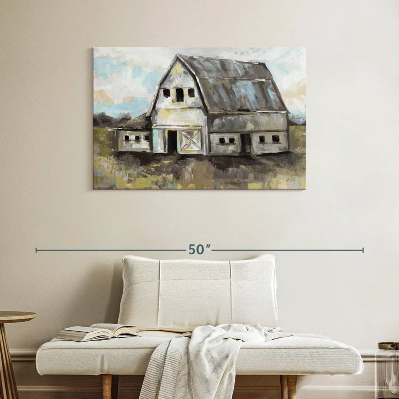 Lilie Tranquil Barn, H 26 po x l 39 po