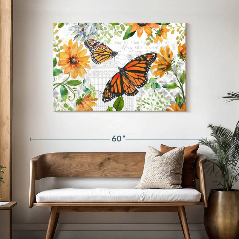 Jardin de papillons à fleurs Brampt III, H 30 po x l 45 po