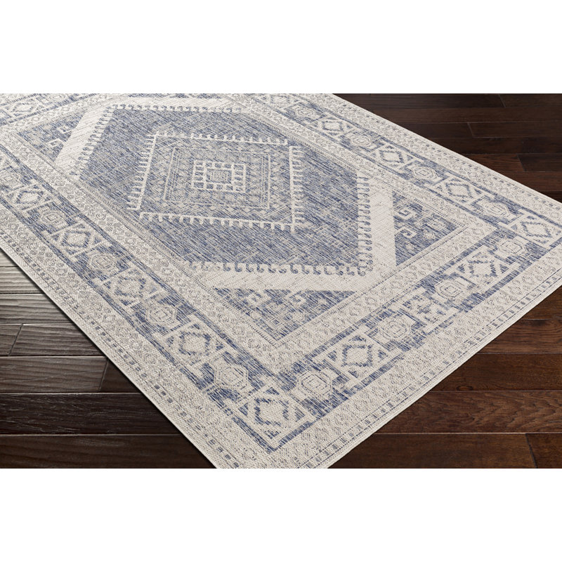 Outdoor Boho Rug Blue/Grey_TRG2344, Rectangle 120 x 170cm
