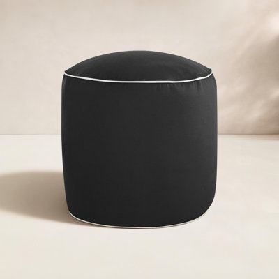 Demi Upholstered Outdoor Ottoman with Sunbrella® Cushion